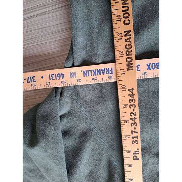 Pact Organic Green Full-Zip Hoodie Drawstring Pockets Mens L Organic Cotton - Picture 8 of 11